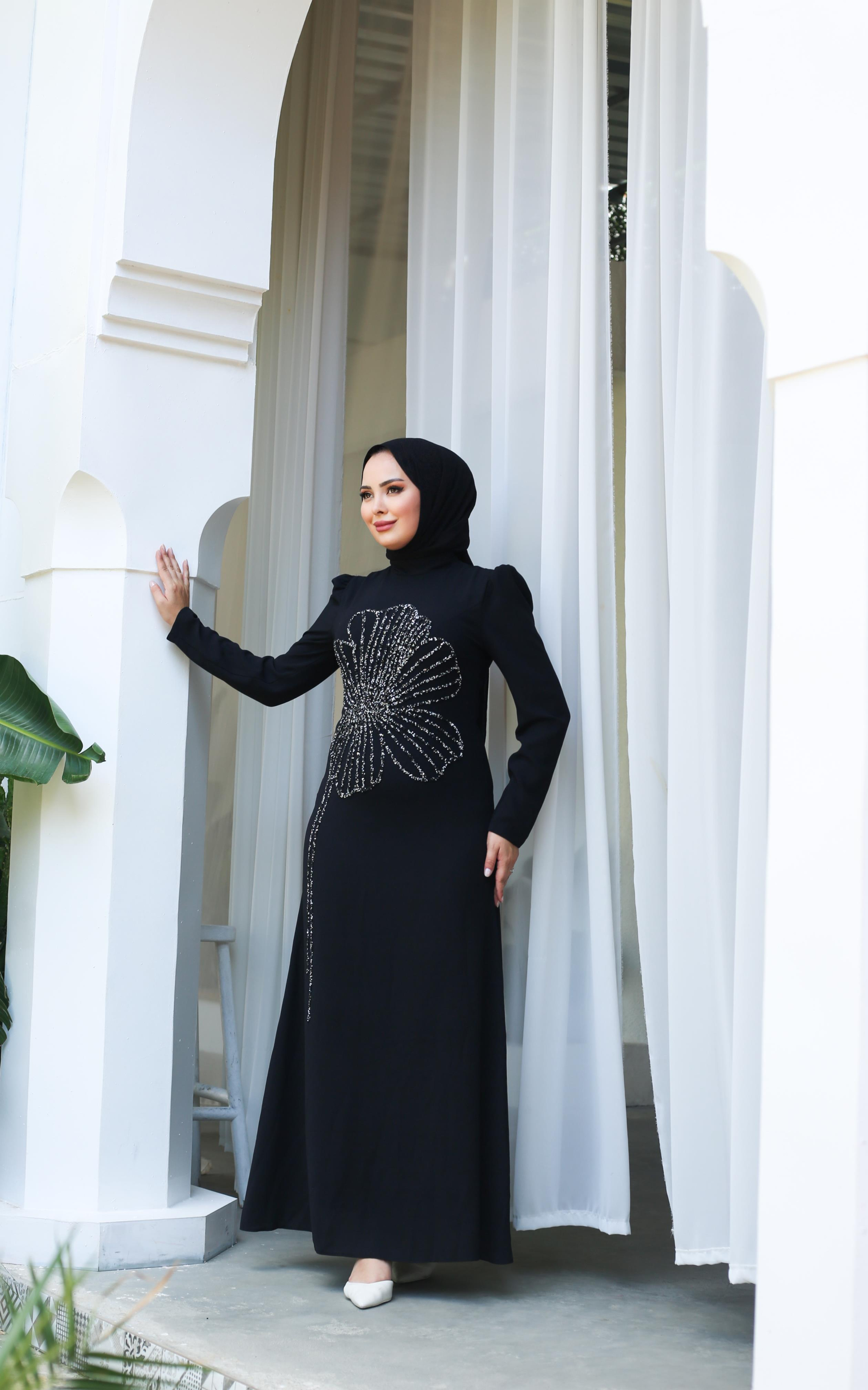 Nursema Elbise Siyah