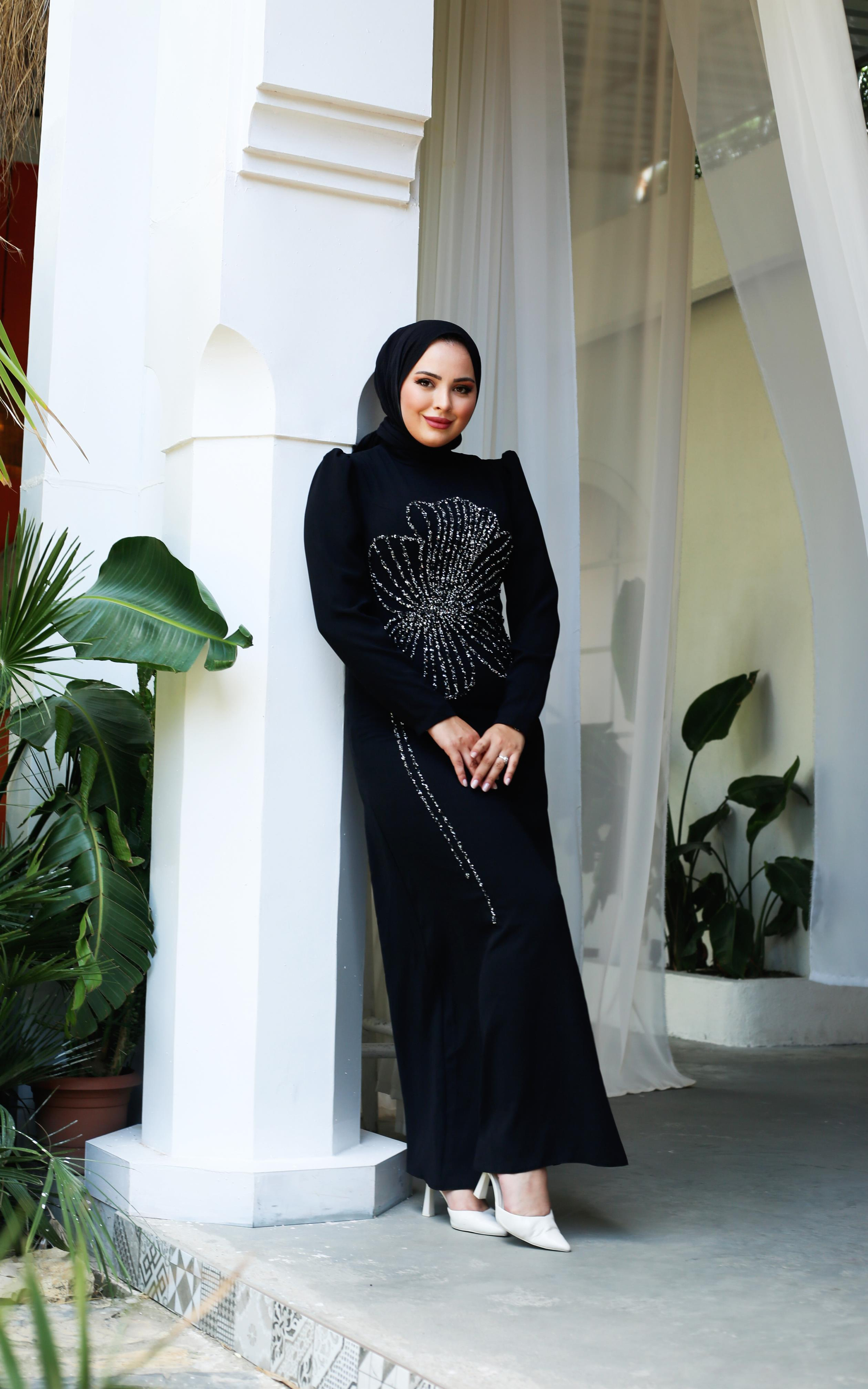 Nursema Elbise Siyah