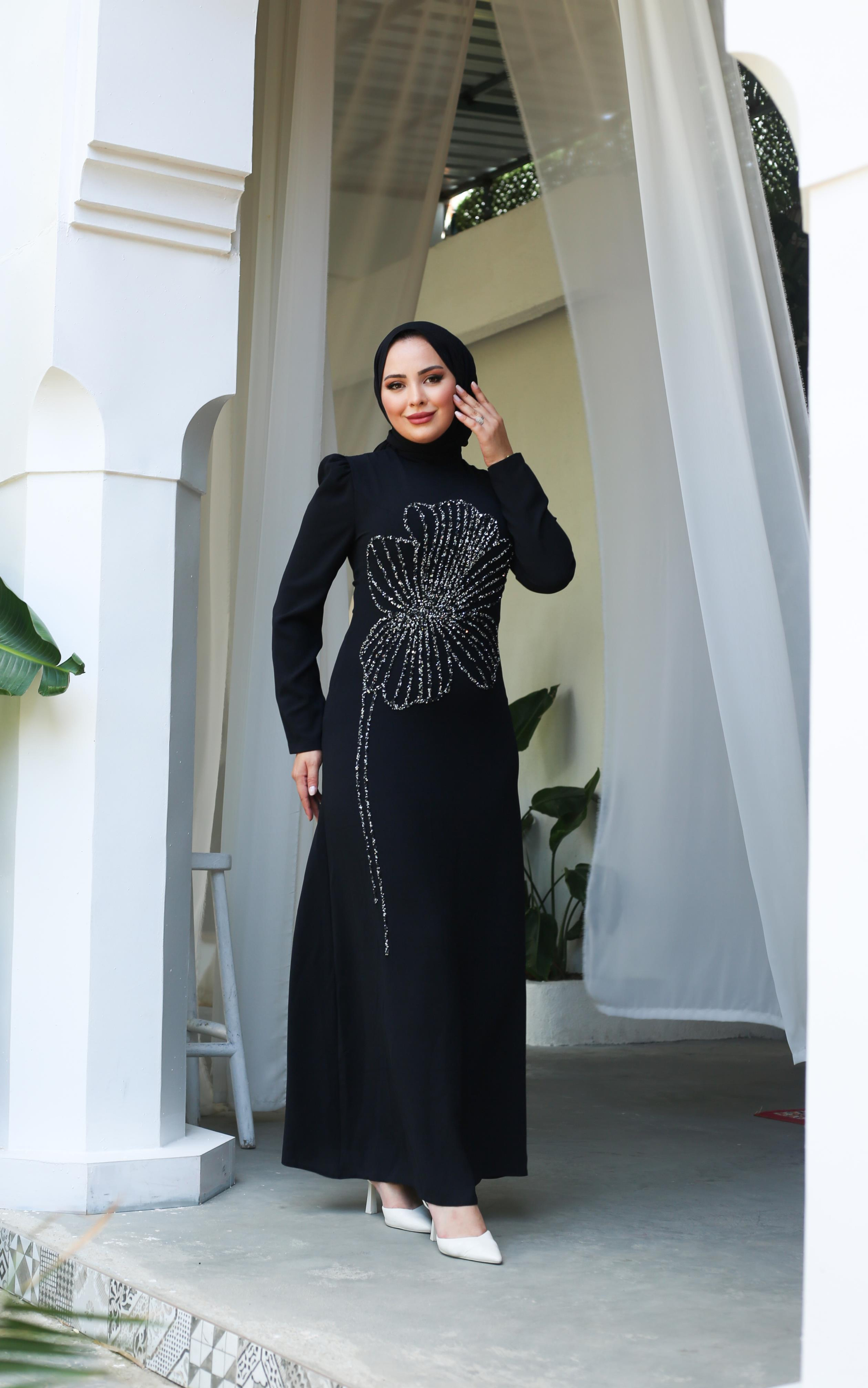 Nursema Elbise Siyah