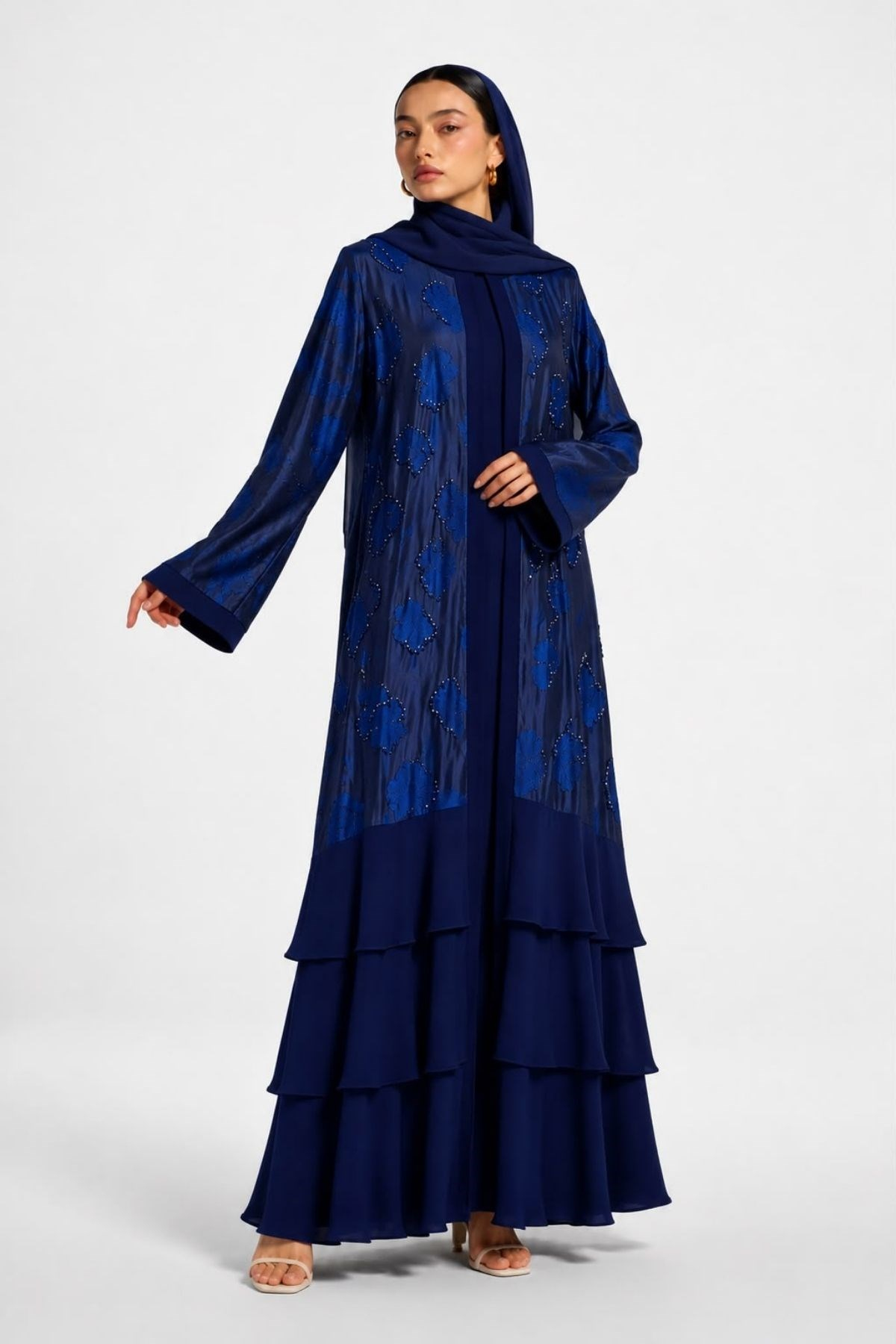 Özel Taş İşlemeli Abaya