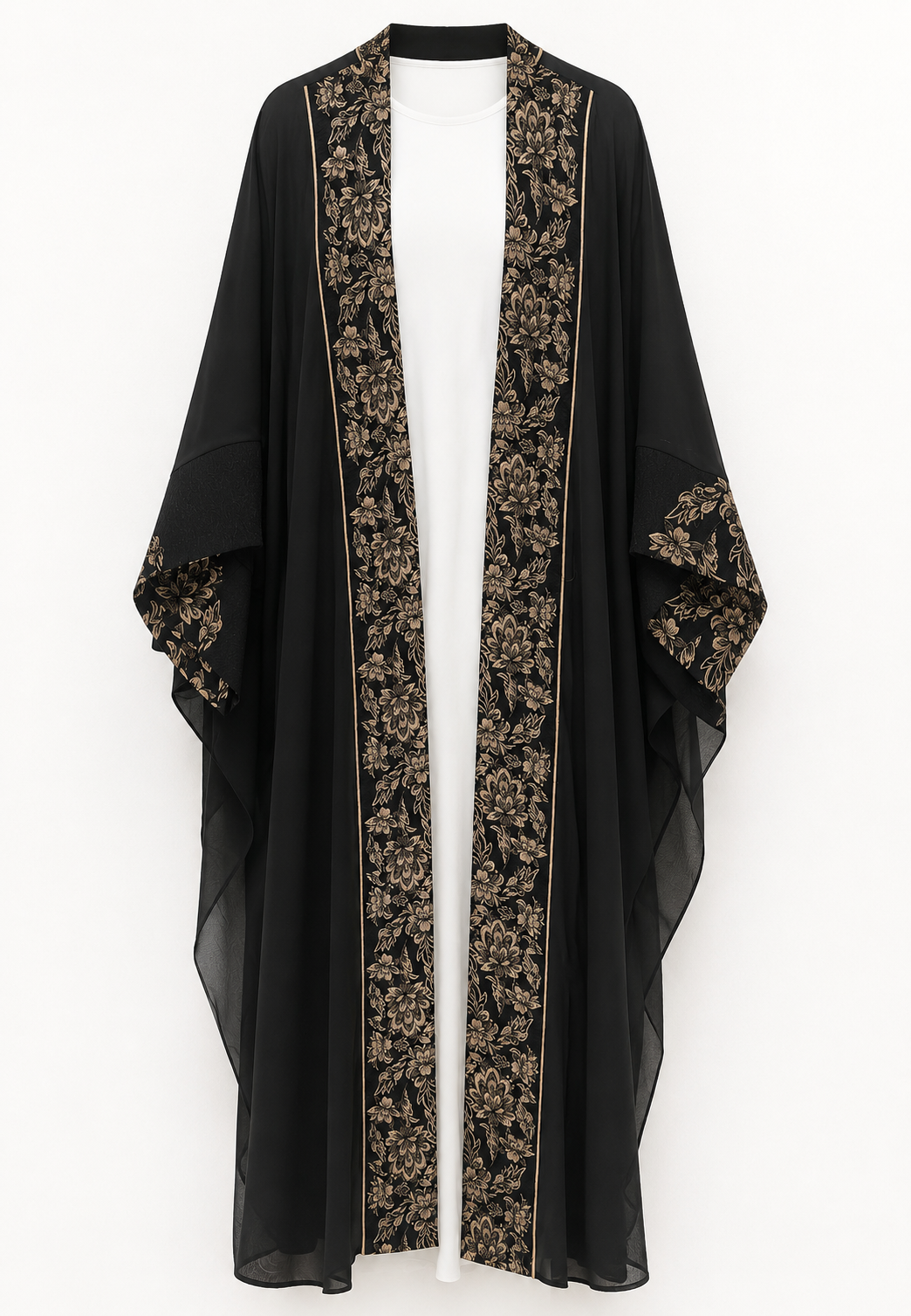SARAY ESİNTİSİ GOLD NAKIŞLI ABAYA