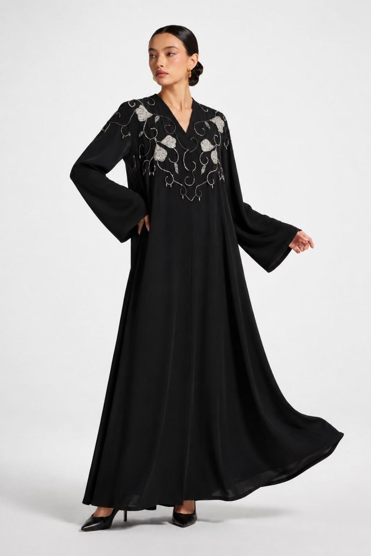 Siyah Lalezar Abaya