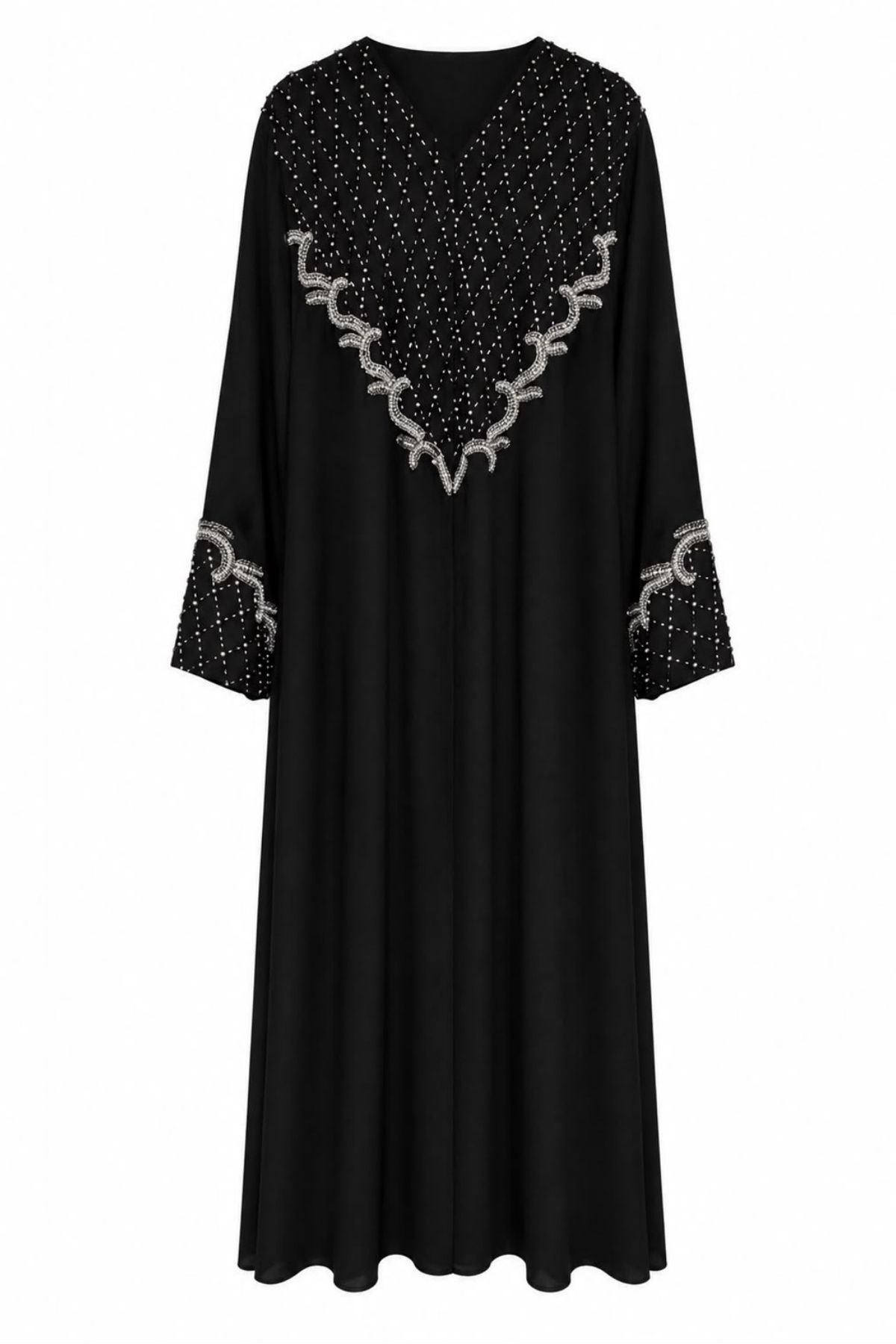 Siyah Vespera Özel Tasarım Abaya