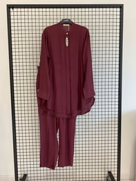 Armine TREND Asimetrik Kesim Bayan Takım Bordo 25YT6108