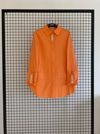 Armine TREND Yakası Taş Detaylı Bayan Tunik Oranj 25YT4134