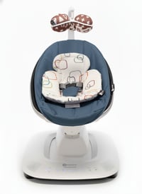 4moms Mamaroo 5.0 Elektrikli Ana Kucağı - Slate Blue + Yenidoğan Destek Pedi
