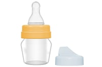 Bambino Biberon Silikon Emzik Mini Cam 30 ml - Turuncu