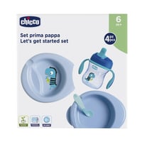 Chicco 4 Parça Beslenme Seti +6 Ay - Erkek