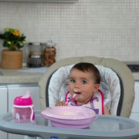 Chicco 4 Parça Beslenme Seti +6 Ay - Kız