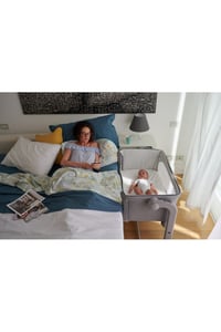 Chicco Next2Me Magic Anne Yanı Beşik - Cool Grey