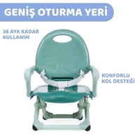 Chicco Pocket Snack Yükseltici Mama Sandalyesi - Sage