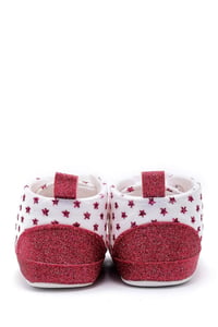 First Step Simli Yıldızlı Patik - Pembe 12-16 Ay / No.19