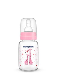 Hanymish Cam Biberon 125 ml 0-6 Ay - Pembe