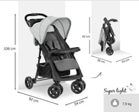 Hauck Shopper Neo II Bebek Arabası – Grey