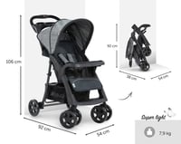 Hauck Shopper Neo II Bebek Arabası – Grey