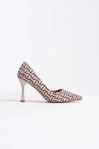 Kadın Bej Desenli Stiletto TR08MS12B
