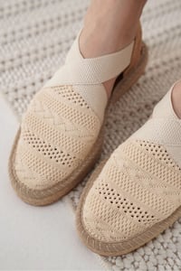 Kadın Bej Espadril Ayakkabı TR19MY01C