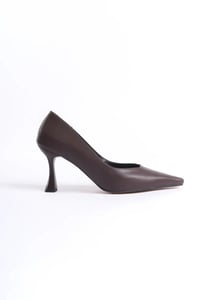 Kadın Mat Acı Kahve Stiletto TR08MS27L