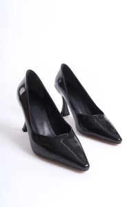 Kadın Siyah Rugan Stiletto TR08MS27A