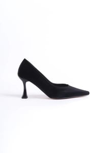 Kadın Siyah Saten Stiletto TR08MS27D