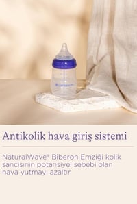 Lansinoh Natural Wave Biberon ve Biberon Emziği 160 ml