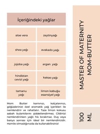 Master of Maternity Mom Butter Çatlak Kremi- 100 ml