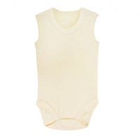 Sema Baby Jakarlı Askılı Badi (Body) - Krem 18-24 Ay
