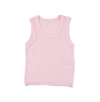 Sema Baby Sevi Jakarlı Kolsuz Atlet - Pembe 3 Ay