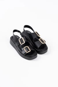 Siyah Cilt Kadın Sandalet TR17MY02A