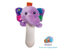 Sozzy Toys Çıngıraklı Sıksık Fil- SZY160