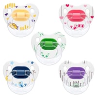 Wee Baby Silikon Desenli Damaklı Emzik No:1 0-6 Ay (Askılı)