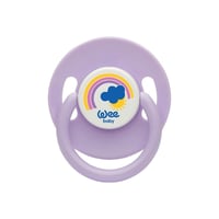 Wee Baby Silikon Desenli Yuvarlak Uç Emzik No:2 6-18 Ay