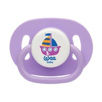 Wee Baby Silikon Desenli Yuvarlak Uç Emzik No:1 0-6 Ay
