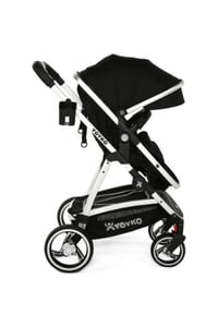 Yoyko City Seyahat Sistem Bebek Arabası 3 in 1 Siyah Silver