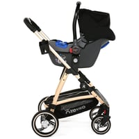Yoyko City Seyahat Sistem Bebek Arabası 3 in 1 Siyah Rose