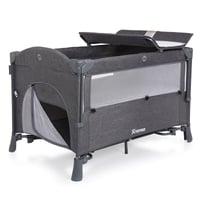 Yoyko Exclusive Comfort 8 in 1 Anne Yanı Park Yatak Oyun Parkı 70x110 - Gri