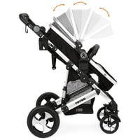 Yoyko Ultimate Travel Sistem Bebek Arabası 3 in 1 Gri Silver