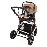 Yoyko Ultimate Travel Sistem Bebek Arabası 3 in 1 Coffee Rose