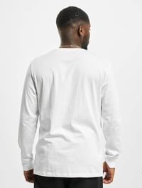 Timberland LS Front Stack Logo Tişört Beyaz