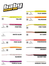 Fujin Baby Worm 5.2 cm Floating LRF Silikonu