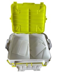 Albastar Elite Tackle Box 31,5x23x24 cm 2 Kamış Tutuculu Balıkçı Kutusu