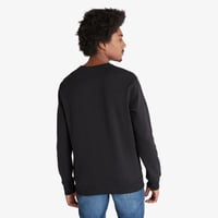 Timberland Core Logo Crew Erkek Sweatshirt Siyah