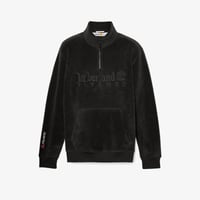 Timberland Linear Logo 1/4 Zip Polartec 200 Fleecez Erkek Polar Siyah