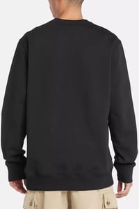 Timberland Kennebec River Tree Logo Crew Erkek Sweatshirt Black Wheat