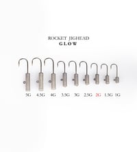Alesta Rocket Jighead Glow 4P