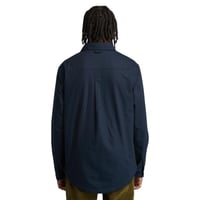 Timberland Windham Printed Fleece Shacket Erkek Ceket Dark Sapphire 