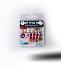 Alesta Rocket Jighead Pembe Glow 4P