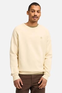 Timberland Exeter River Brushed Back Crew Erkek Sweatshirt Angora