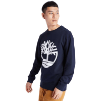 Timberland Core Tree Logo Ağaç Logolu Erkek Sweatshirt Lacivert