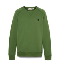 Timberland Exeter River Brushed Back Crew Erkek Sweatshirt Green